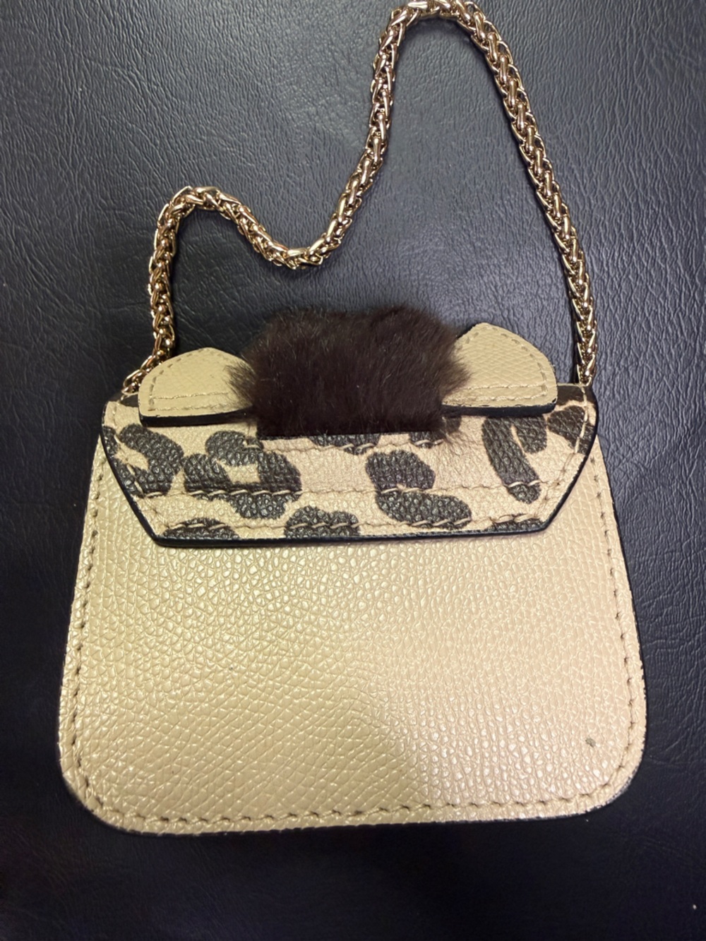 Furla Metropolis Micro Leopard Cat Bag - Limited Edition Animalia Charm - Picture 4 of 8